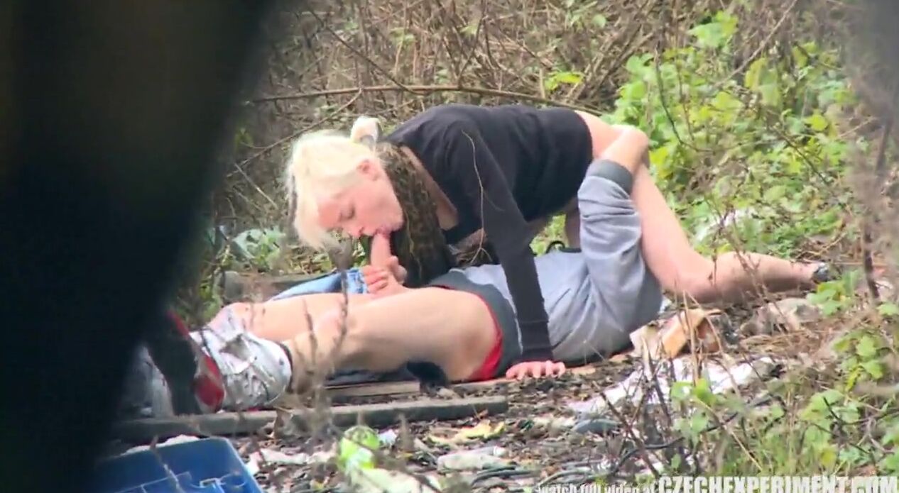 Czech Experiment Young Girl asking guy for SEX on Street - SunPorno.com