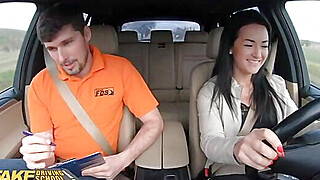 Fake Driving School, Zuzu Sweet Gets a Facial For Her License Porn Video