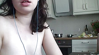 Getting nude in the kitchen makes her happy! Porn Video