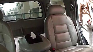 Special blowjob in the car by naughty Japanese Serina Porn Video