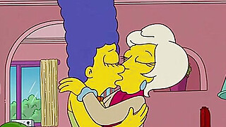 The Simpsons Lindsey Naegle Kiss Marge Simpson Porn Video