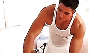 Hot gay hunk gets an ass licking Porn Video