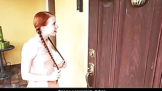 Petite Redhead Teen Gets Stuck In Toilet and Fucked By Friend’s Dad Porn Video