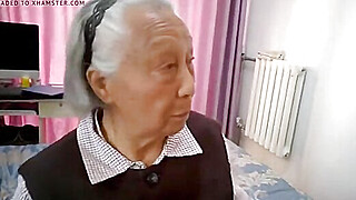 Old Chinese Granny Gets Fucked