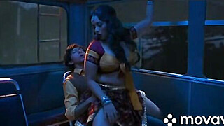 Sexy bhabi seducing in bus Porn Video