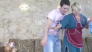 Young Pervert Licks Bald Cunt Of Chubby HouseCleaner Porn Video