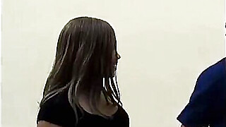 Latina asian babe picked up in the Ice Cream shop