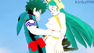 Tomoko Shiretoko (Ragdoll) and Izuku Midoriya have intense sex outdoors. - My... Porn Video