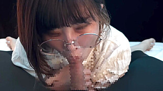 後輩の女子大生がおでかけ前にフェラと口内射精でごっくんしてくれました♡ Porn Video