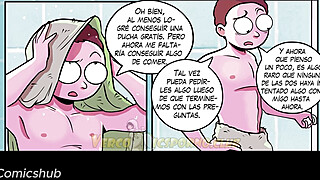 Un par de zorritas analizan físicamente a Morty para un experimento Porn Video