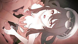 Genshin Hu Tao gangbang Porn Video