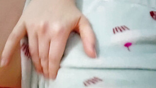 She takes off her pajamas and sticks her fingers in her pussy Porn Video