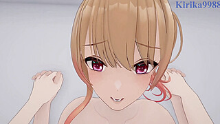 Rin and I have intense sex in the bedroom. - BUNNY GARDEN POV Hentai Porn Video