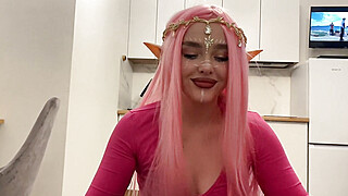 A cheeky Elf ate my last meal and fucked me Porn Video