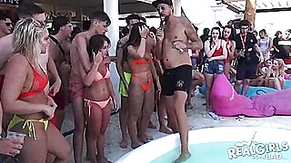 Pool party turns into a fuck session between certain couples Porn Video