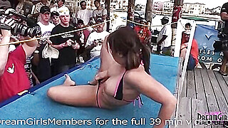 amateurs are stripping outside during bikini contest on spring break Porn Video