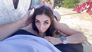 I met an xvideos follower and we ended up in his car, public video Porn Video