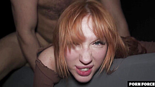 Big Titty Red Head Likes It Rough Porn Video