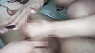 Shy Guy Getting His Cock Sucked By 3 Girls Fucking On Of Them Pissing To Him... Porn Video