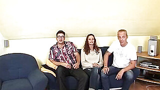 Amateur wild threesome Porn Video