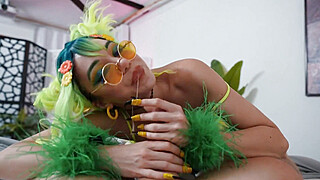 Duo gets Her Deep Throat Tight Pussy and Huge Tits Fucked Porn Video